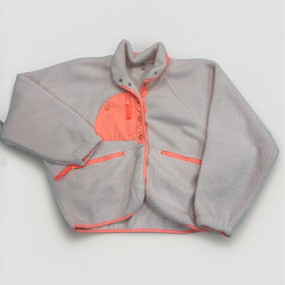 Free People Movement Jacket Womens Size XS Hit The Slopes Fleece Pink
